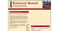 Desktop Screenshot of cohassetkennel.com