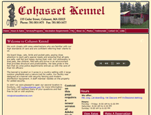Tablet Screenshot of cohassetkennel.com